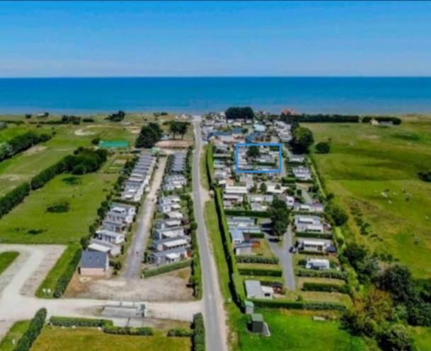 Mobile-Home 100M Plage Utah Mme Surget Sainte-Marie-du-Mont  Exterior foto